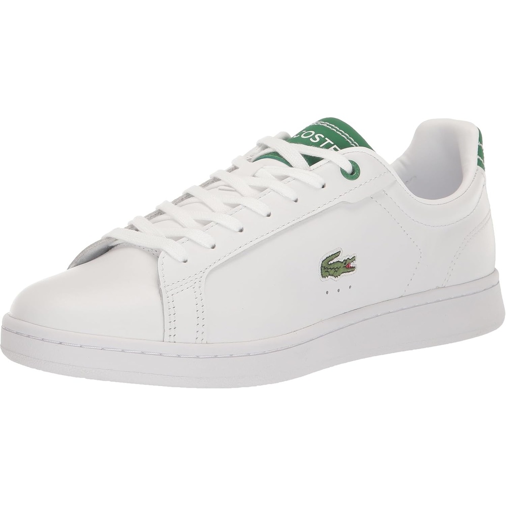 image:imageLacoste Mens Carnaby SneakersWhtGrn