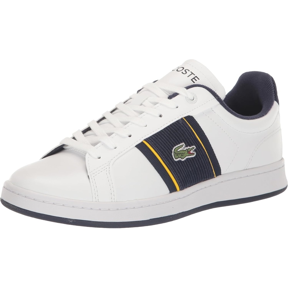 image:imageLacoste Mens Carnaby SneakersWhtNvy