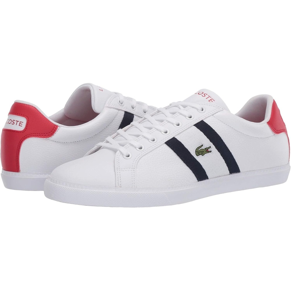 image:imageLacoste Mens Grad Vulc 120 2 PWhite Navy Red