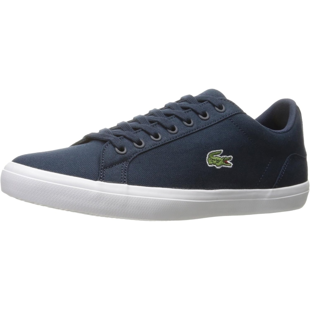 image:imageLacoste Mens Lerond Tri1 Cma ShoeNavy Blue Canvas
