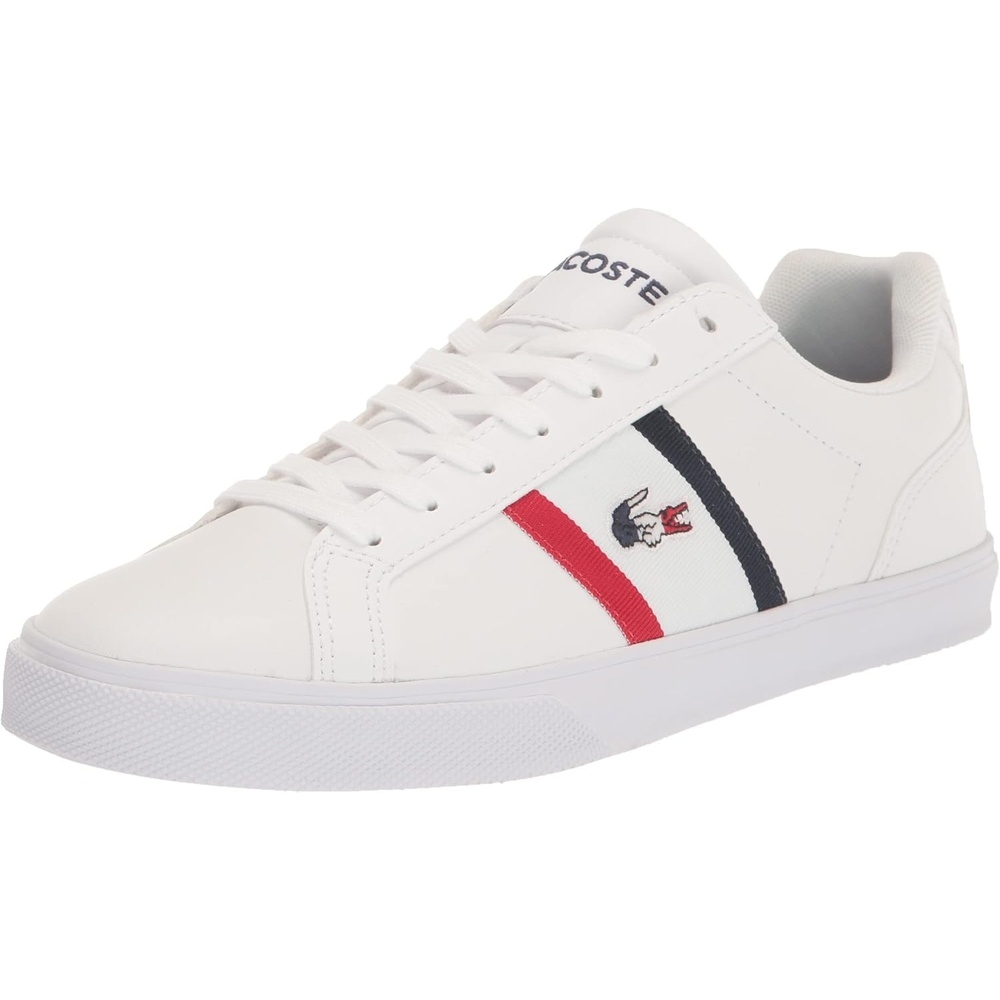 image:imageLacoste Mens Lerond Tri1 Cma ShoeNew WhiteNavyRed