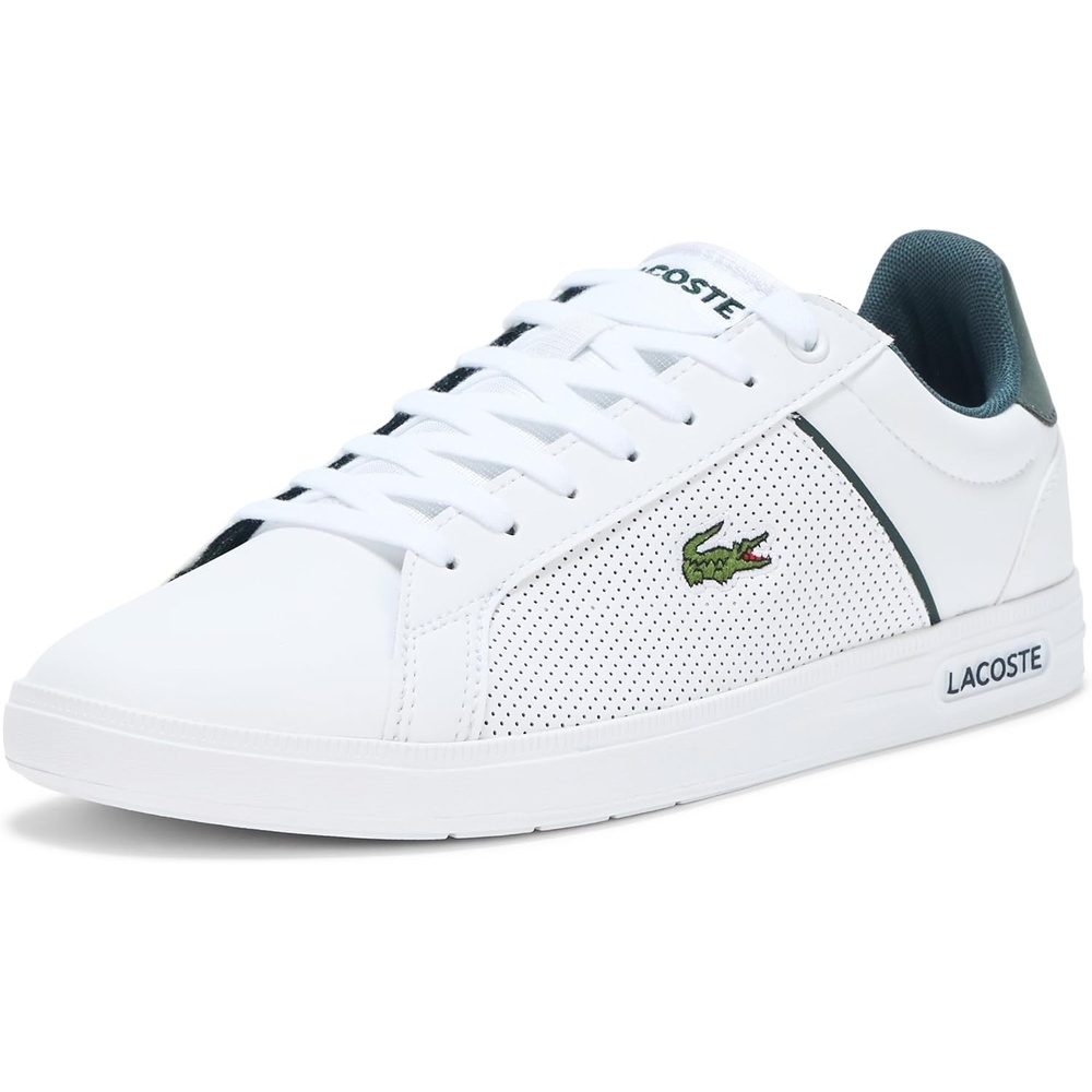 image:imageLacoste Mens Lite Base SneakerWhite Dark Green