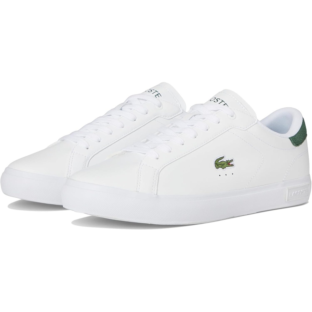 image:imageLacoste Mens Powercourt SneakersWhiteDk Grn