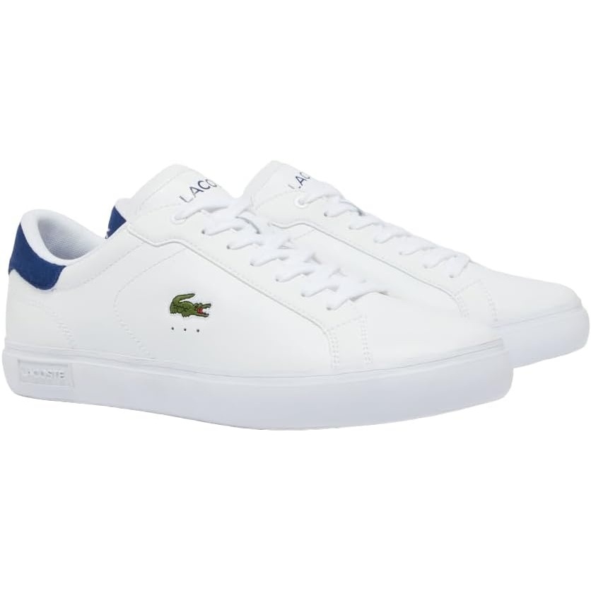 image:imageLacoste Mens Powercourt SneakersWhtNvy