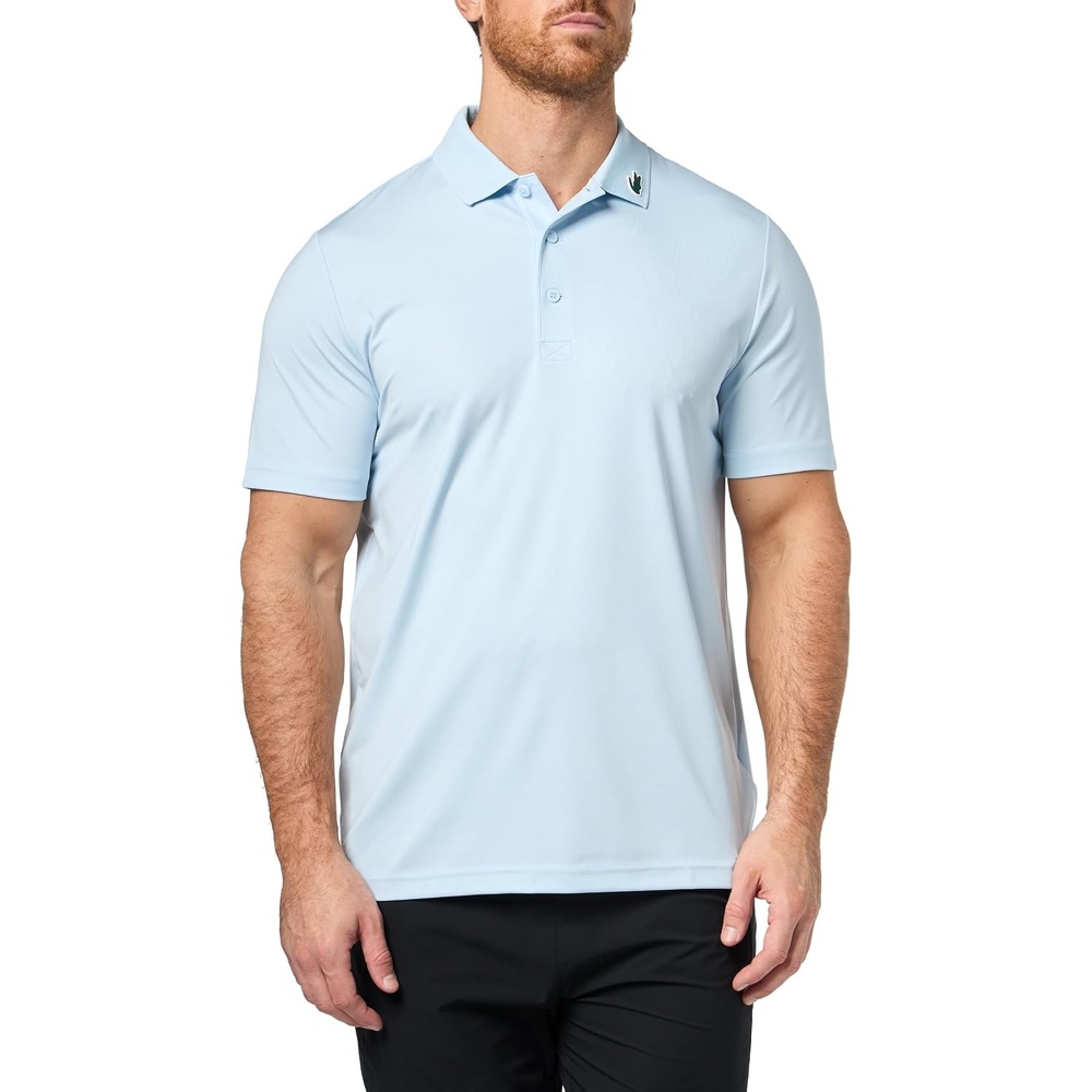 image:imageLacoste Mens Regular Fit UV Protect Collar Logo Golf Polo ShirtRill