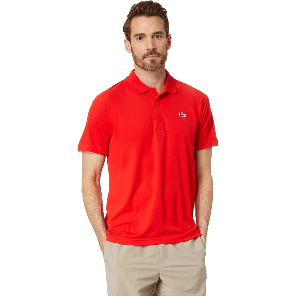 image:imageLacoste Mens Regular Fit UV Protect Golf Polo ShirtCorrida