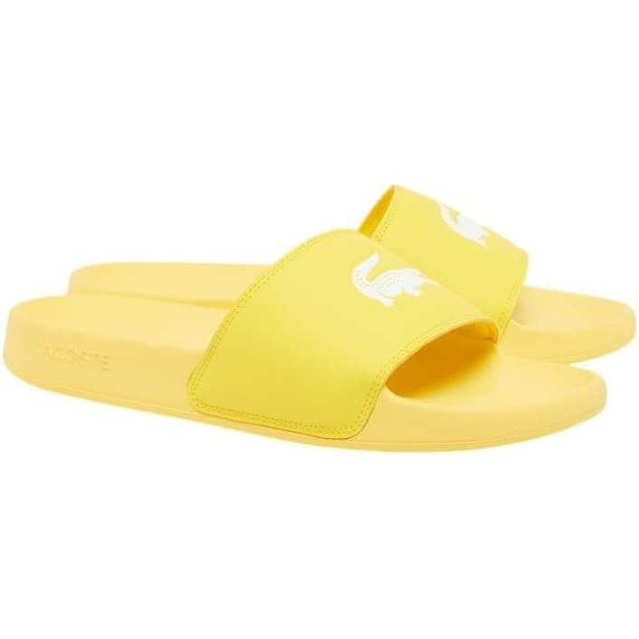 image:imageLacoste Mens Serve Slide 20Yellow White Croc