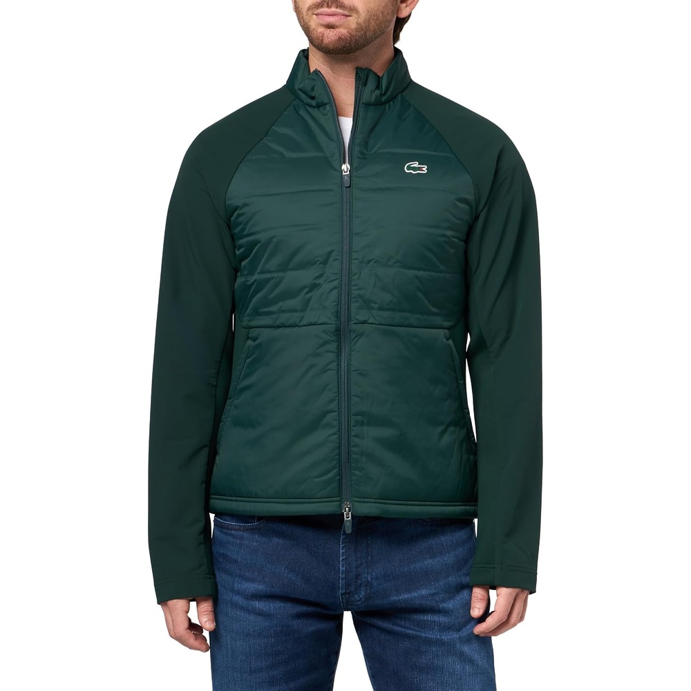image:imageLacoste Mens Sport High Neck Quilted Golf JacketSinopleSinople