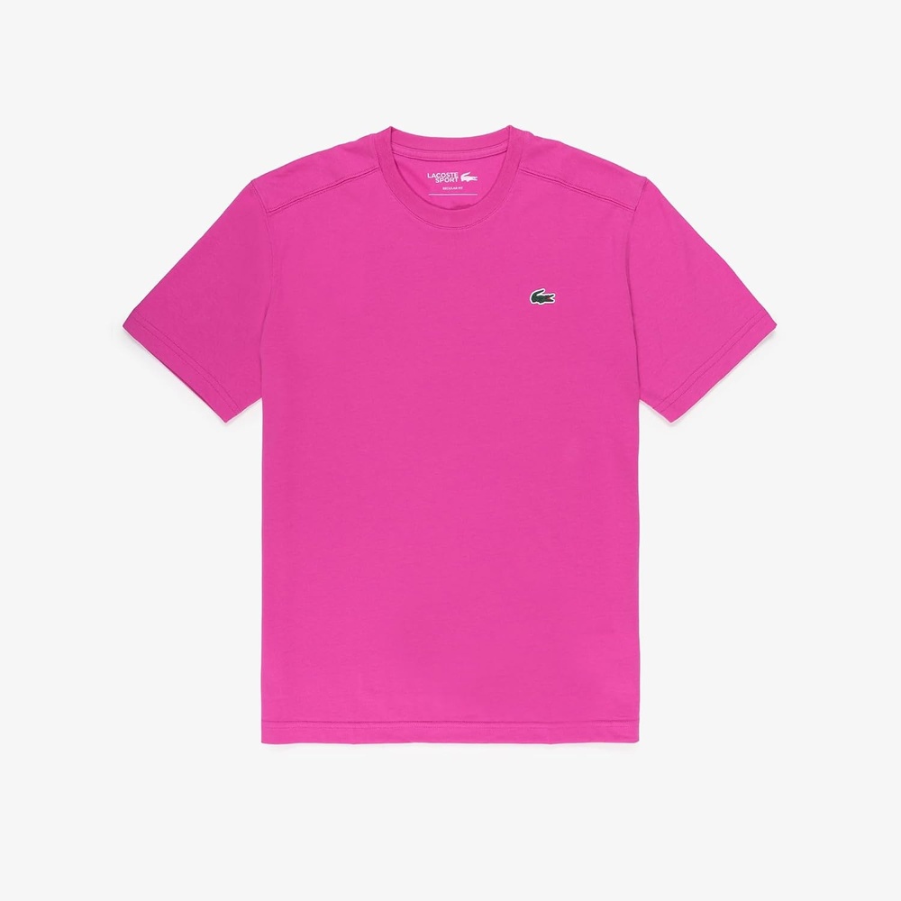 image:imageLacoste Mens Sport Ultra Dry Cotton Sport TShirtFuchsia