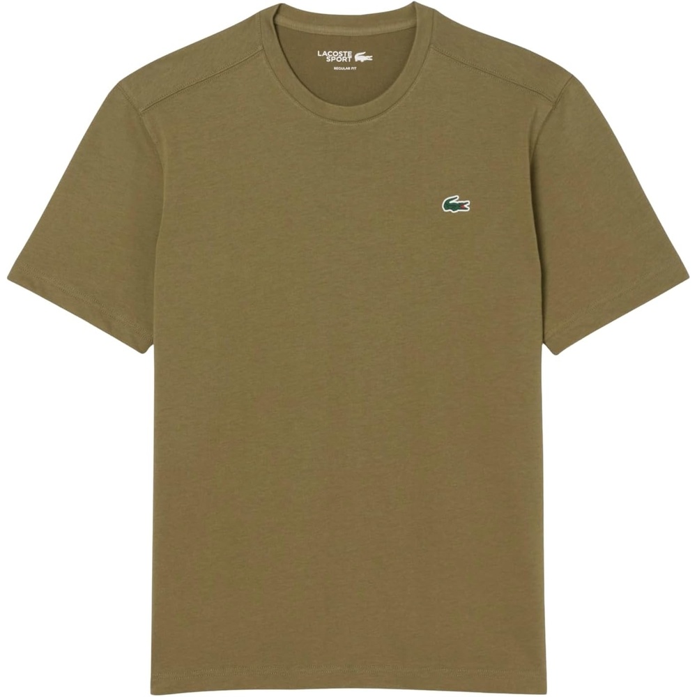 image:imageLacoste Mens Sport Ultra Dry Cotton Sport TShirtOlive