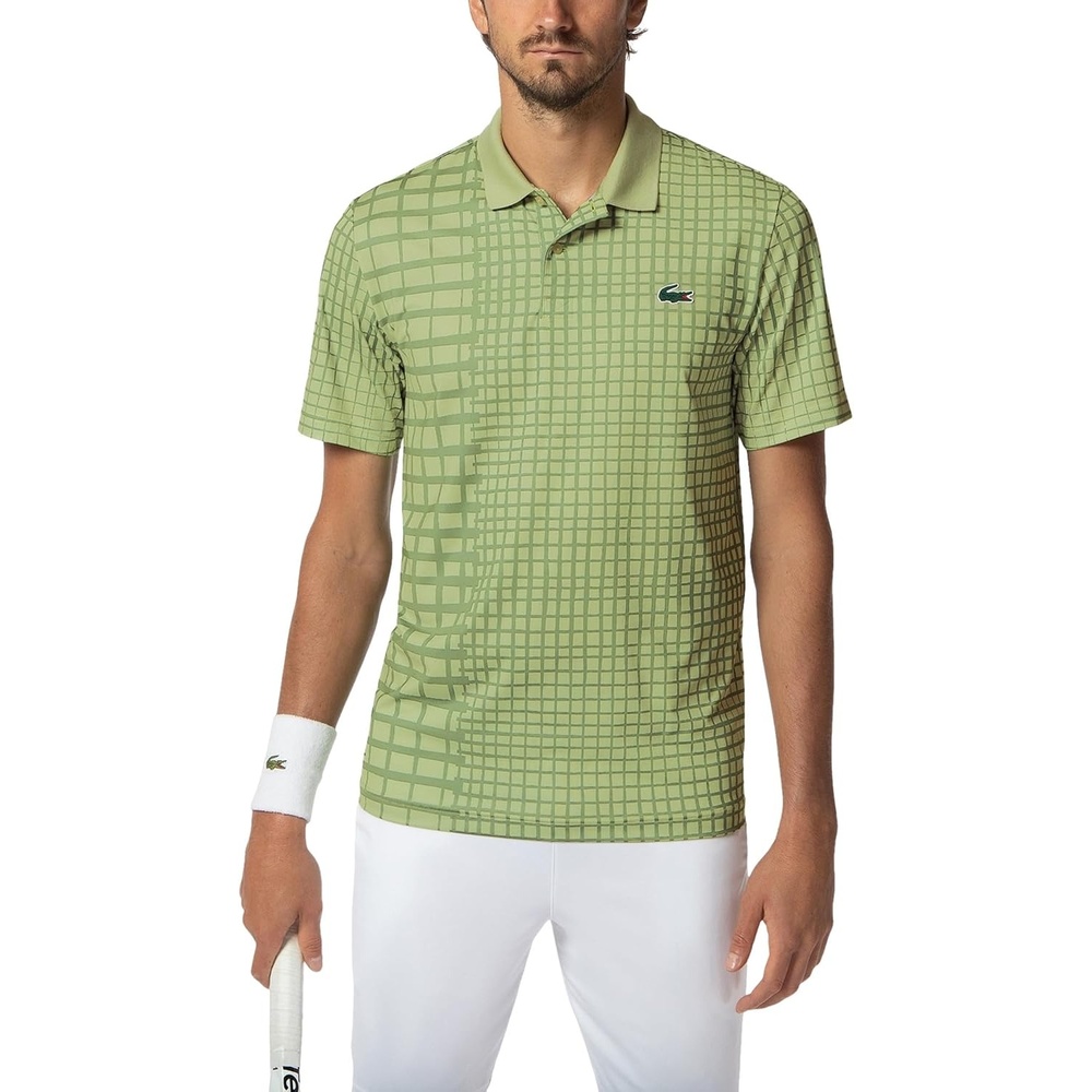image:imageLacoste Mens Tennis X Daniil Medvedev PoloBirchLambs Lettuce