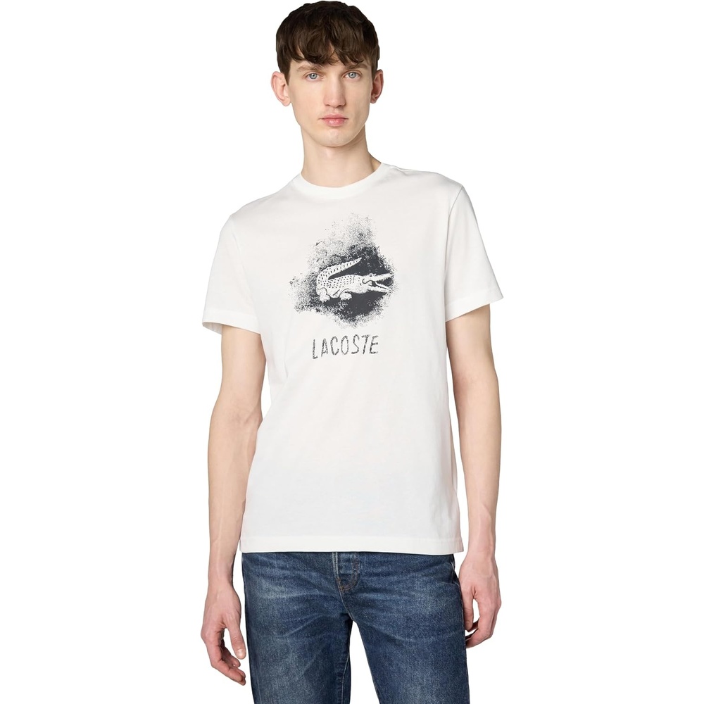 image:imageLacoste Mens Ultra Dry Graphic TShirtWhite