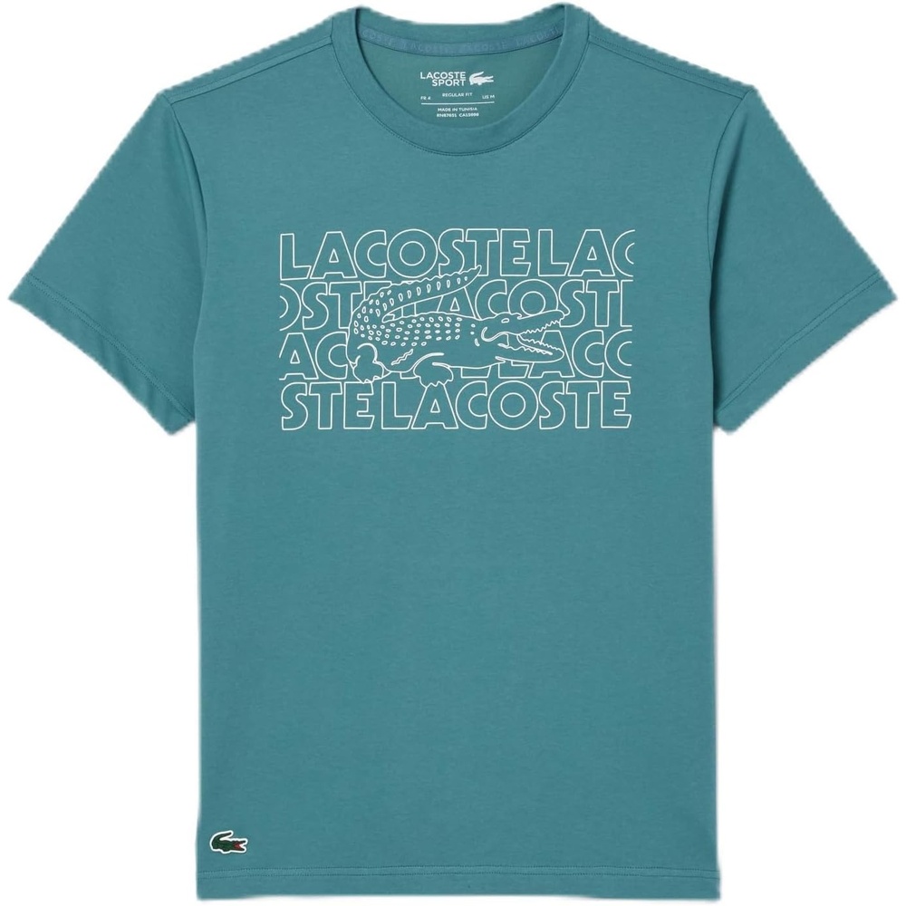 image:imageLacoste Mens Ultra Dry Printed TShirtHydro