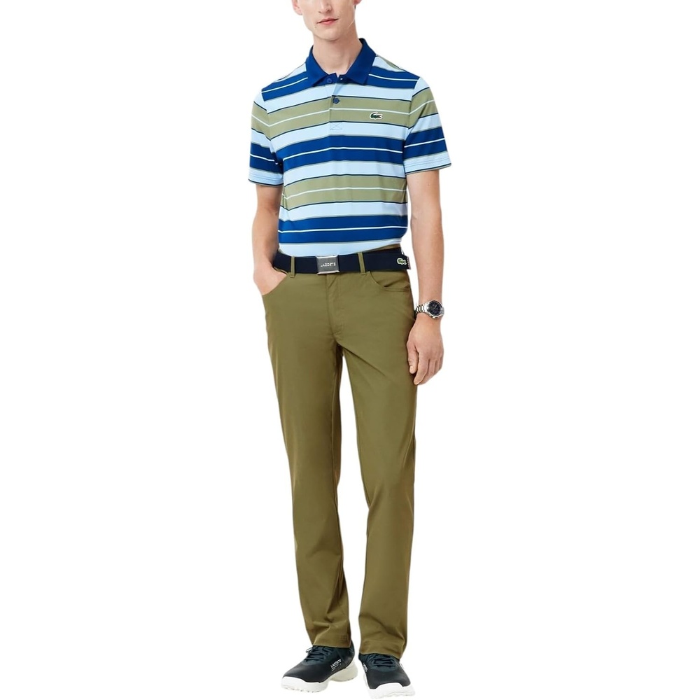 image:imageLacoste Mens Ultra Dry Slim Fit Golf PantsKhaki