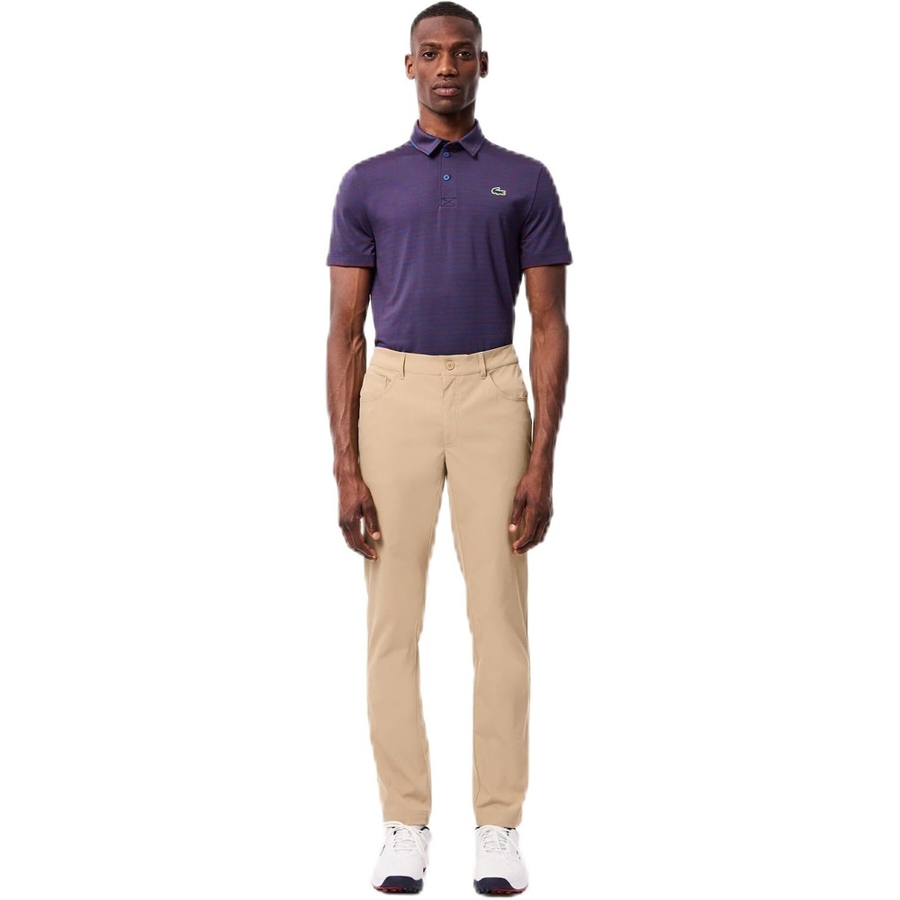 image:imageLacoste Mens Ultra Dry Slim Fit Golf PantsOchre
