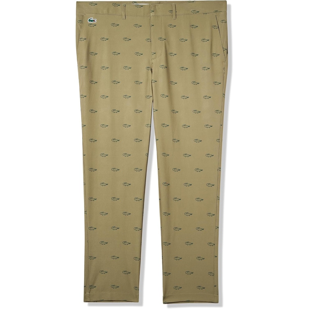 image:imageLacoste Mens Ultra Dry Slim Fit Golf PantsOlive