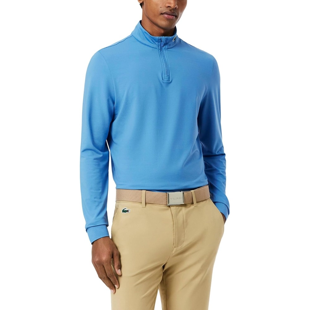 image:imageLacoste Mens Ultra Dry Stretch Golf SweatshirtBlue