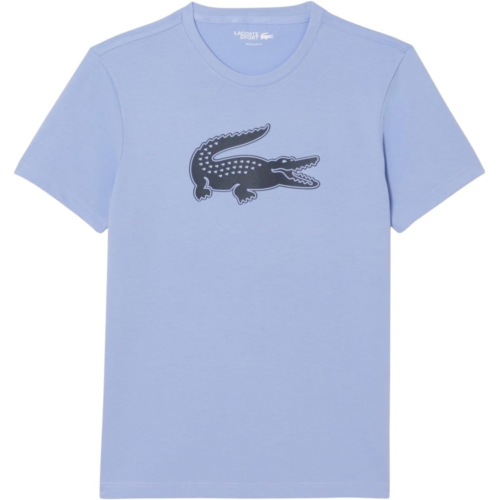 image:imageLacoste Mens Ultra Dry XXL Logo Sport TshirtDelphiniumNavy Blue