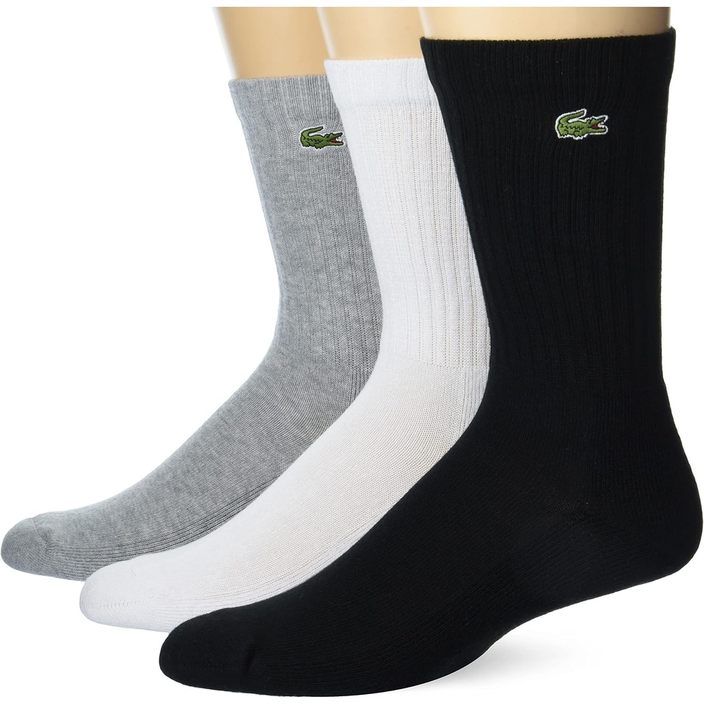 image:imageLacoste Sport Socks 3packGrey Chine White Black