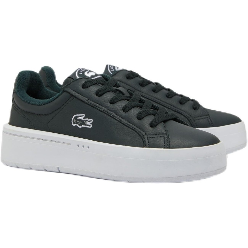 image:imageLacoste Womens Carnaby Platform SneakersDark GreenWhite