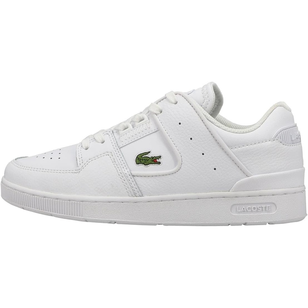 image:imageLacoste Womens Court Cage Leather SneakersWhiteWhite