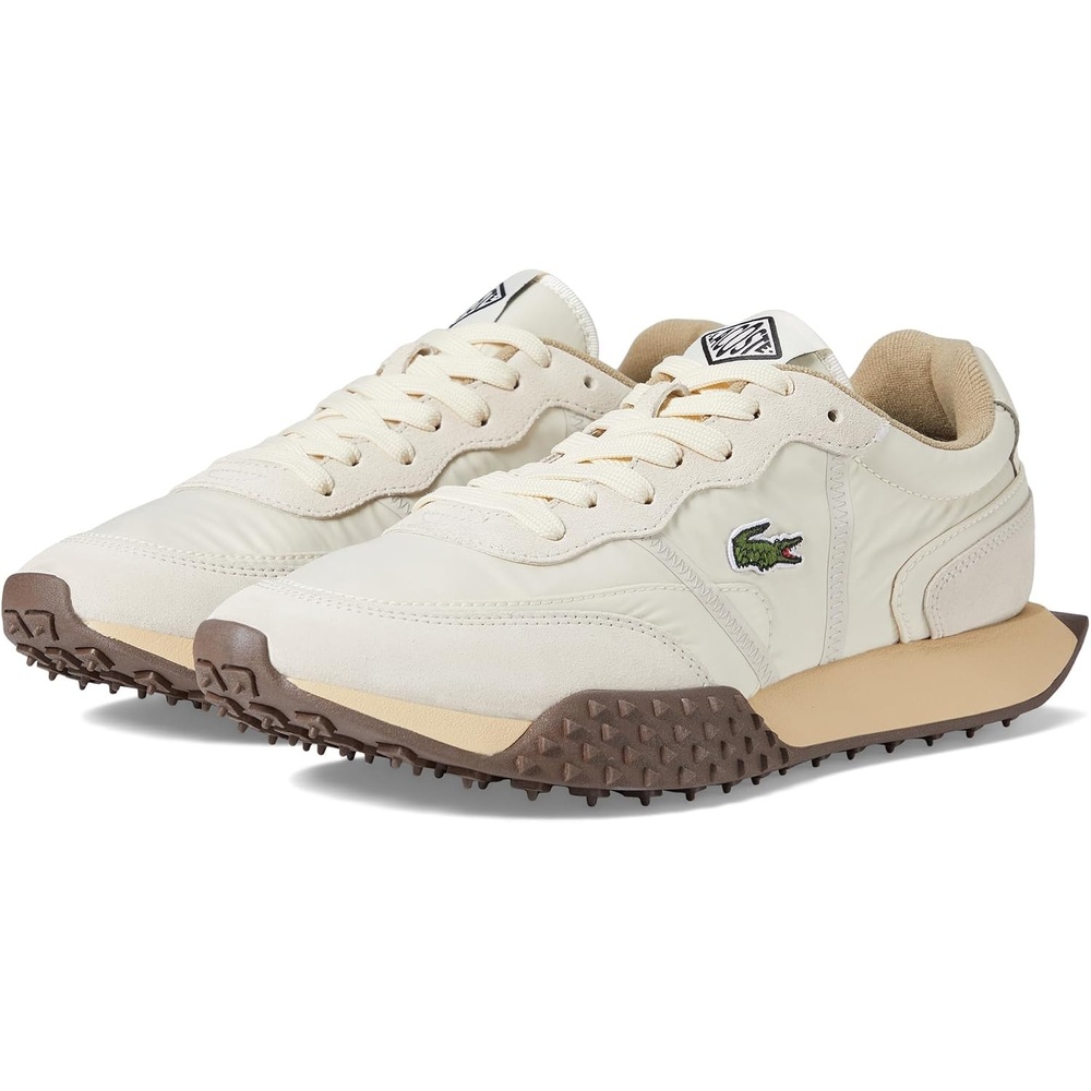 image:imageLacoste Womens LSpin Deluxe SneakersOff WhiteDark Gum