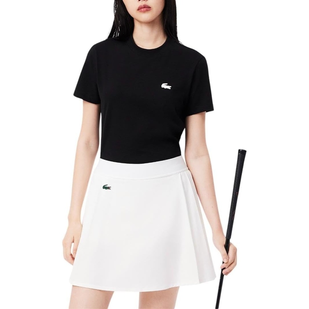 image:imageLacoste Womens Sport Ultra Dry Technical Cotton Sport TShirtBlack
