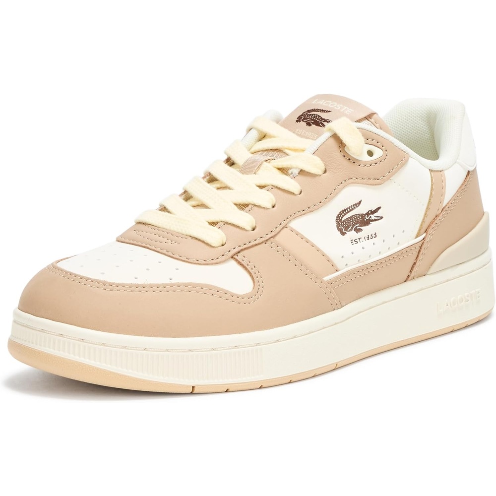 image:imageLacoste Womens TClip Set SneakerLight BrownOff White