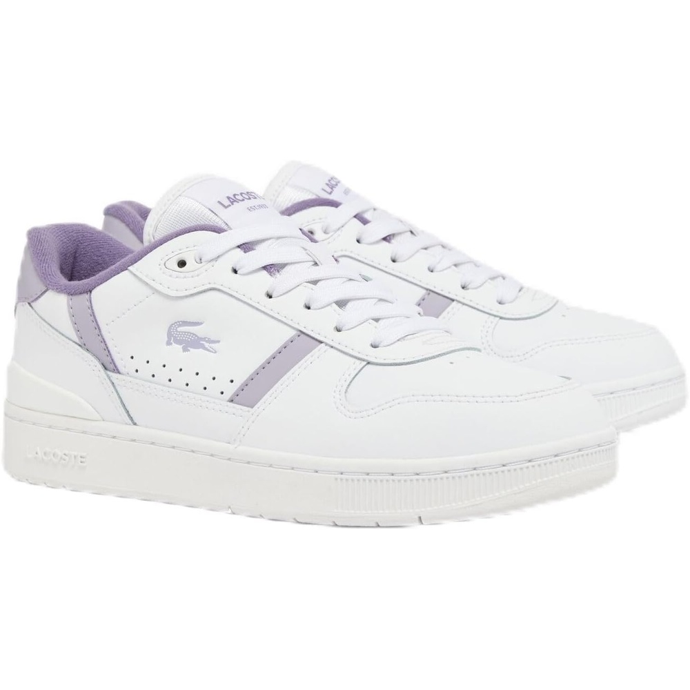 image:imageLacoste Womens TClip Set SneakerWhiteLight Purple