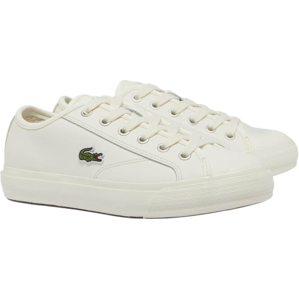 image:imageLacoste Womens Womens Backcourt Leather SneakersOffwhite