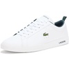 White & Dark Green