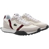 Off White/Burgundy
