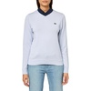 image:imageLacoste Womens Sport Cotton Pima Technical Knit Golf SweaterPhoenix BlueNavy Blue