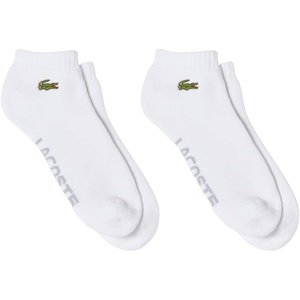 Lacoste Men’s 2-pack Sport Socks(White/White)