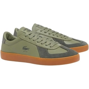 Lacoste Men’s Baseshot Sneakers(Khaki & Gum)