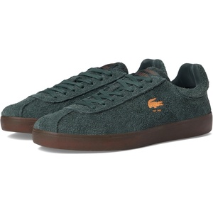 Lacoste Men’s Baseshot Translucent Sole Sneakers(Dk Grn/Dk Gum)