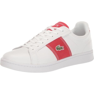 Lacoste Men’s Carnaby Sneakers(Wht/Red)