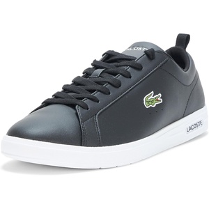 Lacoste Men’s Court Base Sneakers(Black & White)