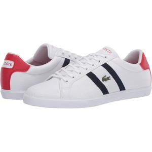 Lacoste Mens Grad Vulc 120 2 P(White  Navy  & Red)
