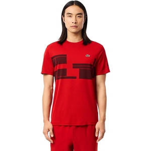 Lacoste Men’s Lacoste Tennis x Novak Djokovic T-shirt(Opera/Expresso)