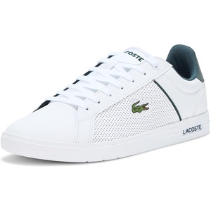 Lacoste Men’s Lite Base Sneaker(White & Dark Green)