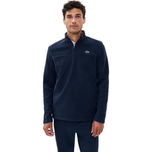 Lacoste Men’s Polar Fleece Quarter Zip(Navy Blue)