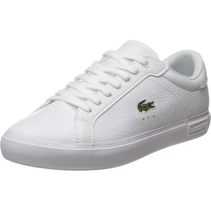Lacoste Men’s Powercourt Leather Sneakers(Wht)