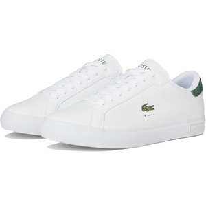 Lacoste Men’s Powercourt Sneakers(White/Dk Grn)