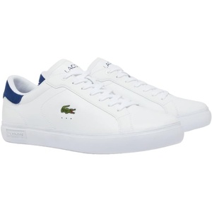Lacoste Men’s Powercourt Sneakers(Wht/Nvy)