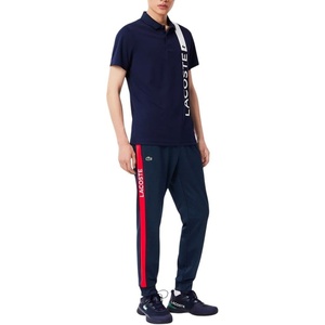 Lacoste Men’s Printed Sweatpants(Navy Blue/Grenadine Red)