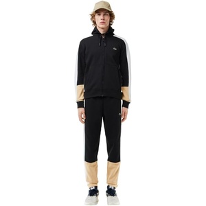 Lacoste Men’s Regular Fit Sweatpants(Black/Flour/Croissant)