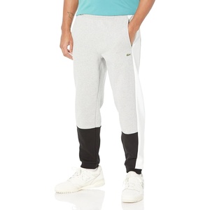 Lacoste Men’s Regular Fit Sweatpants(Silver Chine/Black/White)