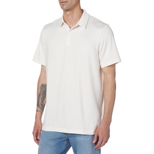 Lacoste Men’s Regular Fit UV Protect Collar Logo Golf Polo Shirt(Flour/Lapland/Croissant)