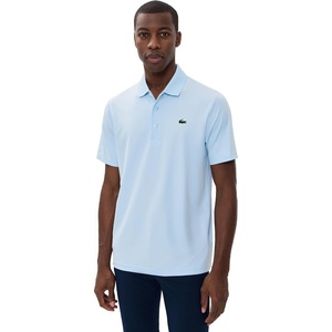Lacoste Men’s Regular Fit UV Protect Collar Logo Golf Polo Shirt(Light Blue)